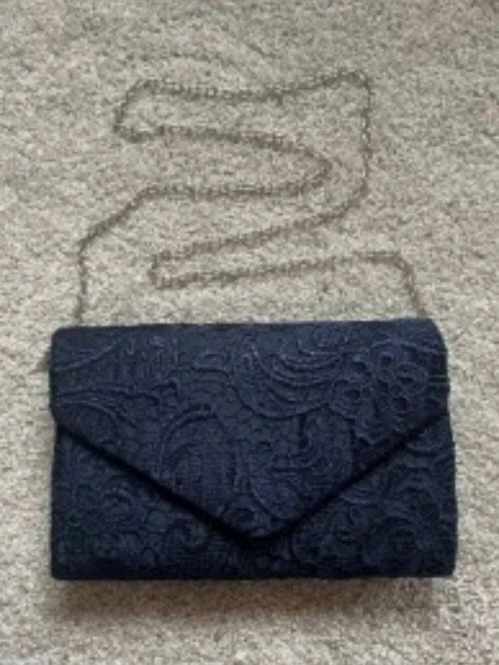 Like New Navy Blue Evening Purse - Picture 1 of 5